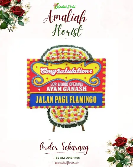 Sewa Papan Bunga Telempong